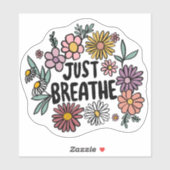 JUST BREEZEフローラかわいい花デイジー手描き シール (シート)