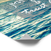 Just Breeze and Trust God引用文 ポスター (角)