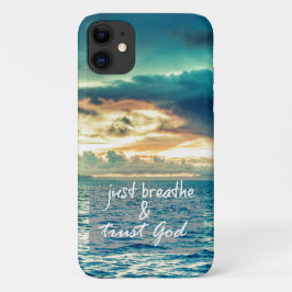Just Breeze and Trust God引用文 iPhone 11 ケース
