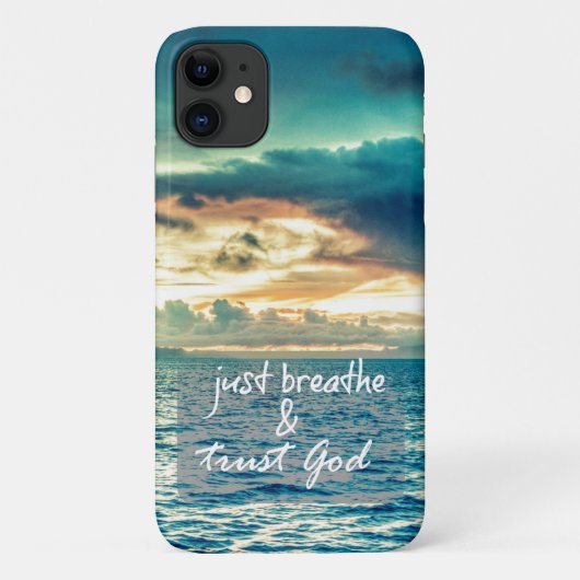 Just Breeze and Trust God引用文 Case-Mate iPhoneケース (裏面)