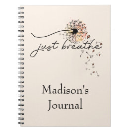 Just Breeze Dandelion Butterfly Notebook Journal ノートブック