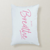 Just Breeze, Yoga, Zen引用文 アクセントクッション (正面(垂直))