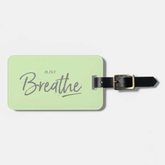 Just Breeze, Yoga, Zen引用文 ラゲッジタグ (正面横)