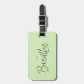 Just Breeze, Yoga, Zen引用文 ラゲッジタグ (正面縦)