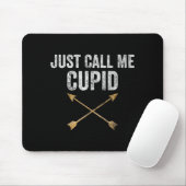 Just Call Me Cud Shirt Retro Arrow Valentine Day マウスパッド (マウス)
