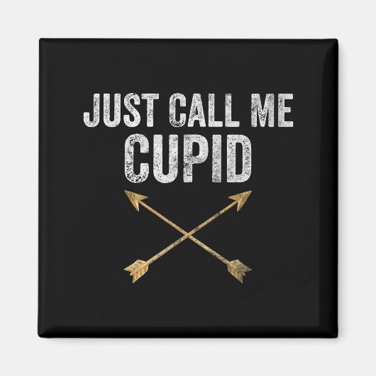 Just Call Me Cud Shirt Retro Arrow Valentine Day  マグネット (正面)