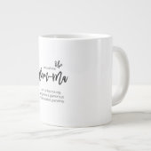 Just Call Me Glam-Ma引用文 ジャンボコーヒーマグカップ (正面右)