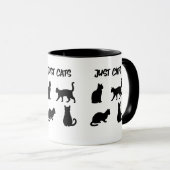 Just Cats – 猫好きのためのマグカップ マグカップ (正面右)