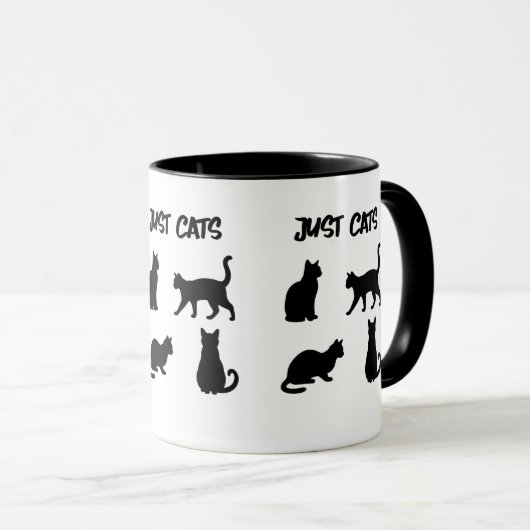 Just Cats – For Cat Lovers Only! マグカップ (正面右)