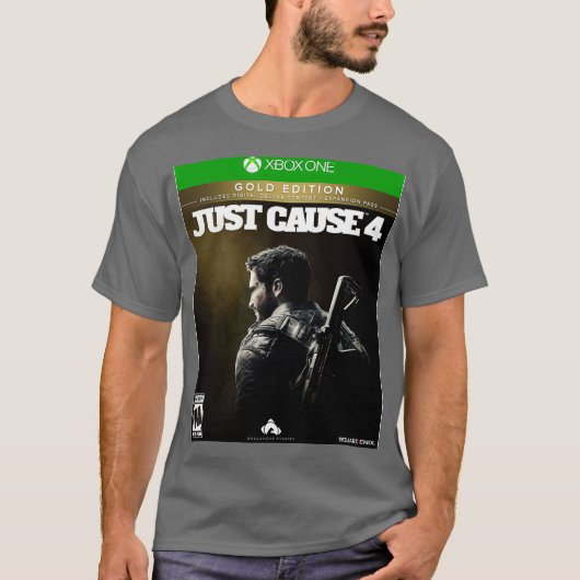 Just Cause 4 Xbo One金ゴールド版 Tシャツ (正面)