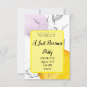 Just Causesカジュアル招待状 招待状 (正面)