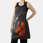 Just Cellin'冷たいチェロおもしろいバイオリン エプロン (インサイチュ)