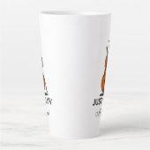 Just Cellin Cellist Performance Music Cello カフェラテマグ (正面)