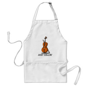Just Cellin Cellist Performance Music Cello スタンダードエプロン