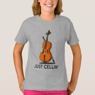 Just Cellin Cellist Performance Music Cello Tシャツ