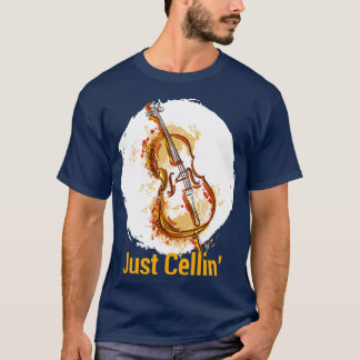 Just Cellin Violin ViolinミュージシャンTShirt Tシャツ