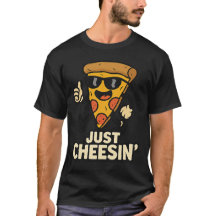 Just Cheesin' おもしろい Pizza Keychain – かわいいプレゼント