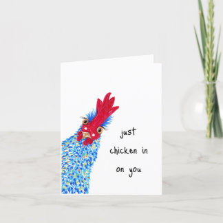 Just Chicken In 考え's Youカード サンキューカード