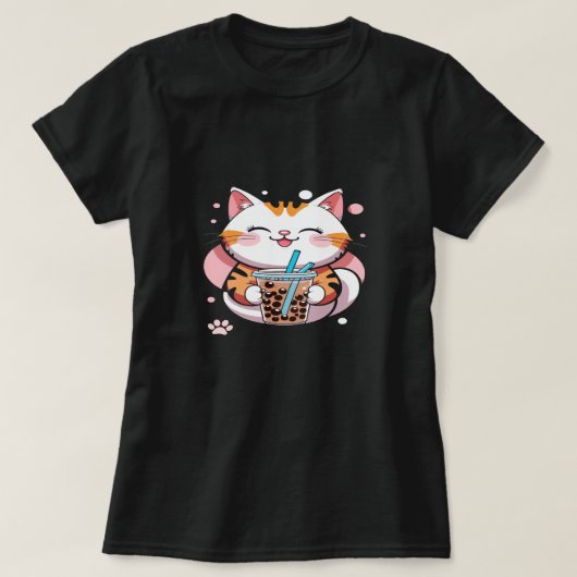 Just Chill Cat Tシャツ – リラックスs猫好き (デザイン正面)