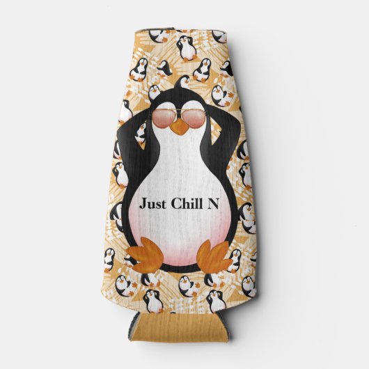 Just Chill N ペンギン ボトルクーラー (正面)