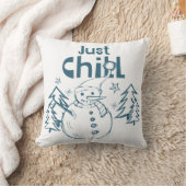 Just Chill Playful Christmas クッション (ブランケット)
