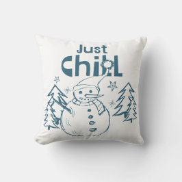 Just Chill Playful Christmas クッション