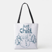 Just Chill Playful Christmas トートバッグ (裏面)