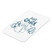 Just Chill Playful Christmas マグネット (左側)