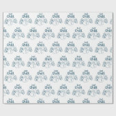 Just Chill Playful Christmas ラッピングペーパー (フラット)