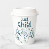 Just Chill Playful Christmas 紙コップ (裏面)