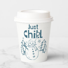 Just Chill Playful Christmas 紙コップ