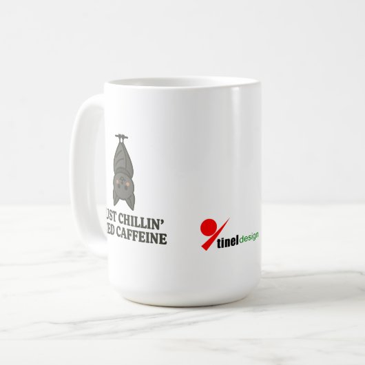 Just Chillin コーヒーマグカップ (正面左)