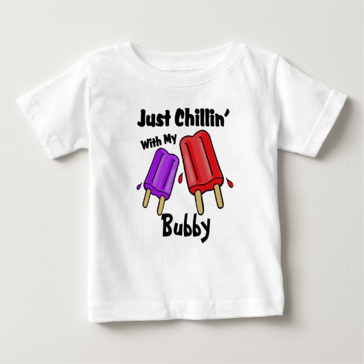 Just Chillin, Bubby ベビーTシャツ (正面)