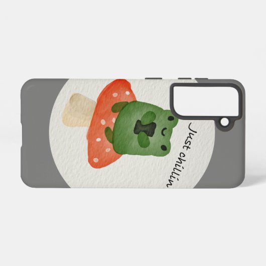 Just Chillin' phone case Samsung Galaxyケース (裏面横)