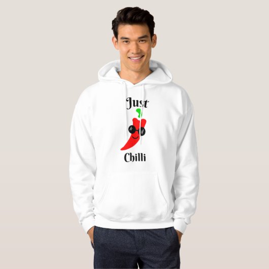Just chilling chilli パーカ (正面フル)