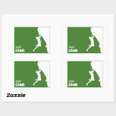 Just Climbステッカー 長方形シール (シート)