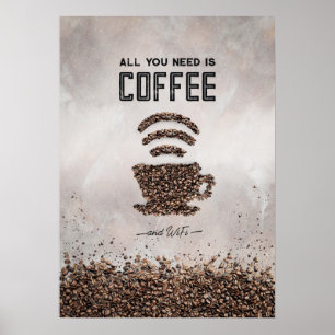Just Coffee and WiFi ポスター