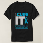Just Cure Itリンパ浮腫認識度 Tシャツ (デザイン正面)
