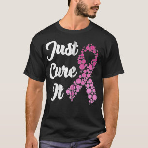 Just Cure It乳がん認識度ピンクリボンZ Tシャツ