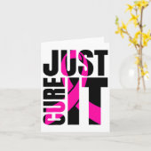 Just Cure It乳がん認識度リボン カード (黄色い花)
