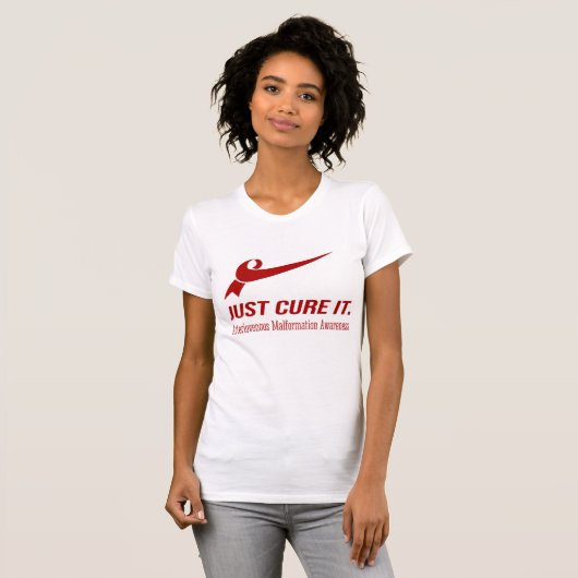 Just Cure It動静脈奇形認識度 Tシャツ (正面フル)