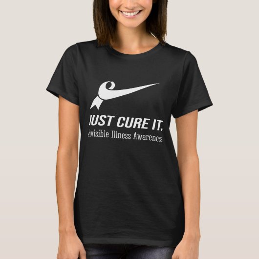 Just Cure It見えない病気認識度 Tシャツ (正面)