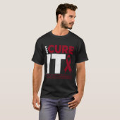 Just Cure It鎌状赤血球貧血Scd認識度リブ Tシャツ (正面フル)