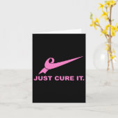 Just Cure It – 乳がん認識度Fight For A カード (黄色い花)