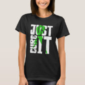 Just Cure It Brain Injury Warrior Ribbon Survivor  Tシャツ (正面)