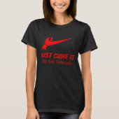 Just Cure It Hiv Aids認識度 Tシャツ (正面)
