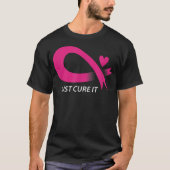 Just Cure It Pink乳がん認識度Ri Tシャツ (正面)