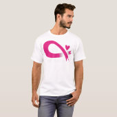 Just Cure It Pink乳がん認識度Ri Tシャツ (正面フル)