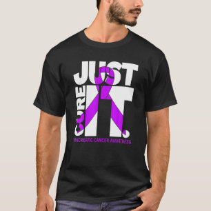 Just Cure Pancreatic Cancer ShirtsリボンTシャツ Tシャツ