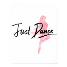 Just Dance Poster（ホワイト）